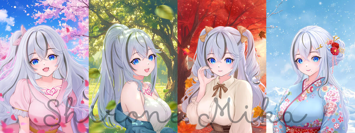 Waist-up Art with full background